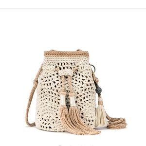The Sak Sayulita Crochet Boho Crossbody Bag
